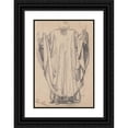 thumbnail image 1 of Henri Lehmann 18x24 Black Ornate Framed Double Matted Museum Art Print Titled: Costume Study (Before 1852), 1 of 5