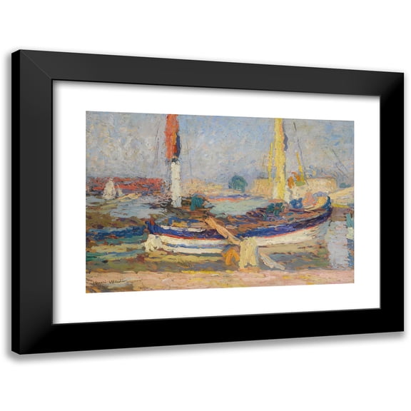 Henri Martin 14x11 Black Modern Framed Museum Art Print Titled - The Bark