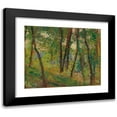 thumbnail image 1 of Henri Martin 17x15 Black Modern Framed Museum Art Print Titled - Undergrowth, 1 of 5