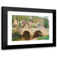 thumbnail image 1 of Henri Martin 18x14 Black Modern Framed Museum Art Print Titled - The Bridge in Labastide-Du-Vert, 1 of 5