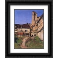 thumbnail image 1 of Henri Martin 2x Matted 20x24 Black Ornate Framed Art Print 'Village Corner', 1 of 2