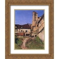 thumbnail image 1 of Henri Martin 2x Matted 20x24 Gold Ornate Framed Art Print 'Village Corner', 1 of 2