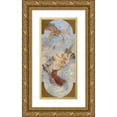 thumbnail image 1 of Henri Martin 8x14 Gold Ornate Wood Frame and Double Matted Museum Art Print Titled - Apollo and the Muses (1892), 1 of 4