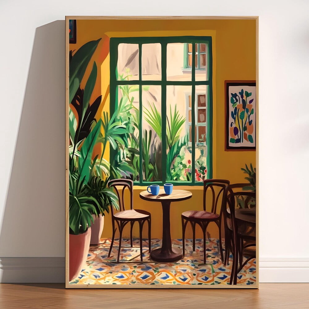 Matisse Kitchen Henri Matisse Coffee Art Print, Cafe Wall Decor, Maximalist Kitchen ...