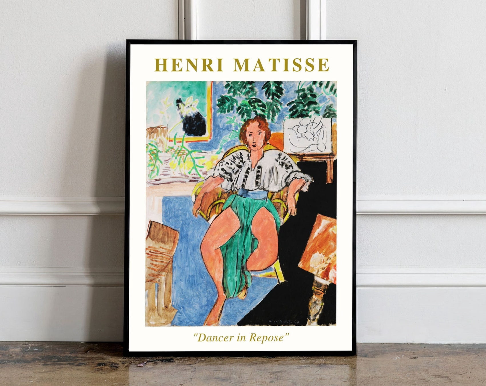 Picture of Henri Matisse Dancer in Repose Poster, Henri Matisse Wall art, Henri ...