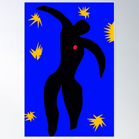 Henri Matisse, Icarus, Jazz Series, Art Print Poster Wall Art, Modern Wall Decor For Living Room Bedroom, 8x12 UNFRAMED