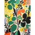 thumbnail image 1 of Henri Matisse Inspired Botanical Garden Acrylic Painting Abstract Bright Shapes Extra Large XL Wall Art Poster Print, 1 of 3
