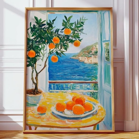 Henri Matisse Open Window Poster, Colorful Coastal Art Print, Mediterranean Fauvism Wall Decor, Gift Art Lovers, Home Gallery Piece UNFRAMED PAPER POSTER, Home Decor, Vintage Gift, Living Room Dercor