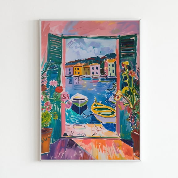 Henri Matisse Open Window Poster, Colorful Fauvism Art Print, Modern Wall Decor, Abstract Home Office Art, Matisse Wall Art UNFRAMED PAPER POSTER, Home Decor, Vintage Gift, Living Room Dercor