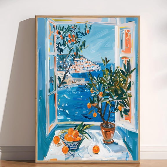 Henri Matisse Open Window Poster, Fauvism Painting, Open Window Poster, Modern Art Poster, Matisse Coastal Scene, Retro Art Print UNFRAMED PAPER POSTER, Home Decor, Vintage Gift, Living Room Dercor