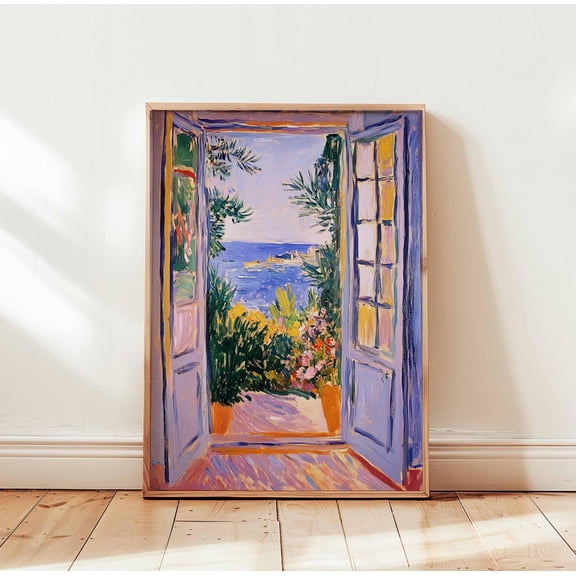 Henri Matisse Open Window Print Botanical Art Modern Wall Decor