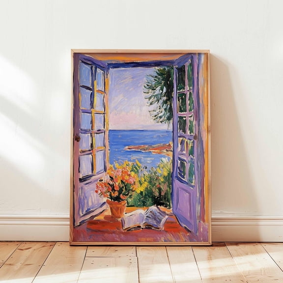 Henri Matisse Open Window Print Botanical Seascape Modern Wall Art