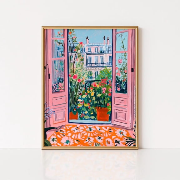Henri Matisse Parisian Window Print: Fauvism Style, Colorful Home Decor UNFRAMED PAPER POSTER, Home Decor, Vintage Gift, Living Room Dercor