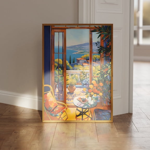 Henri Matisse Poster - Open Window - Modern Art In The Matisse Style UNFRAMED PAPER POSTER, Home Decor, Vintage Gift, Living Room Dercor