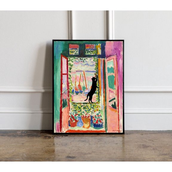 Henri Matisse Poster Open Window Poster Matisse Wall Art Henri Matisse Print Matisse Open Window Print