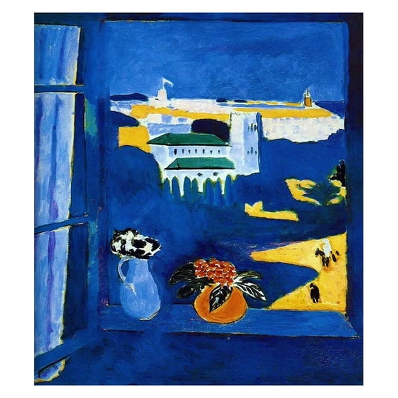 Henri Matisse Poster Window At Tangier Iconic French Modern Decor | Famous Painting Reproduction Wall Art For Home, Office, Or Studio