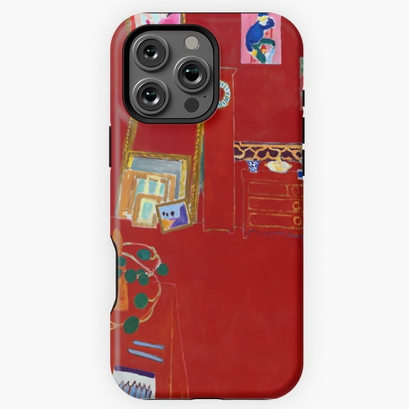Henri Matisse Red Studio Phone Case for iPhone 16 15 14 13 12 11 Pro Max M890169
