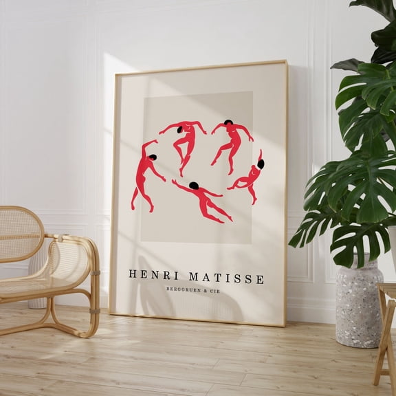Henri Matisse 'The Dance' Art Print, Gallery Wall Decor UNFRAMED PAPER POSTER, Home Decor, Vintage Gift, Living Room Dercor