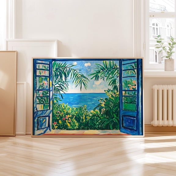 Henri Matisse quot The Open Window quot Poster Floral Landscape Print