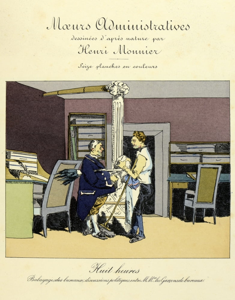 Henri Monnier (1799-1877) Canvas Art - (18 x 24)