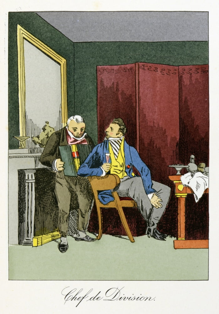 Henri Monnier (1799-1877) Canvas Art - (18 x 24)
