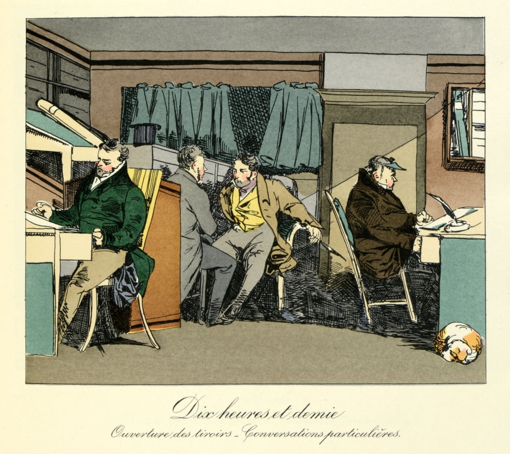 Henri Monnier (1799-1877) Canvas Art - (24 x 18)