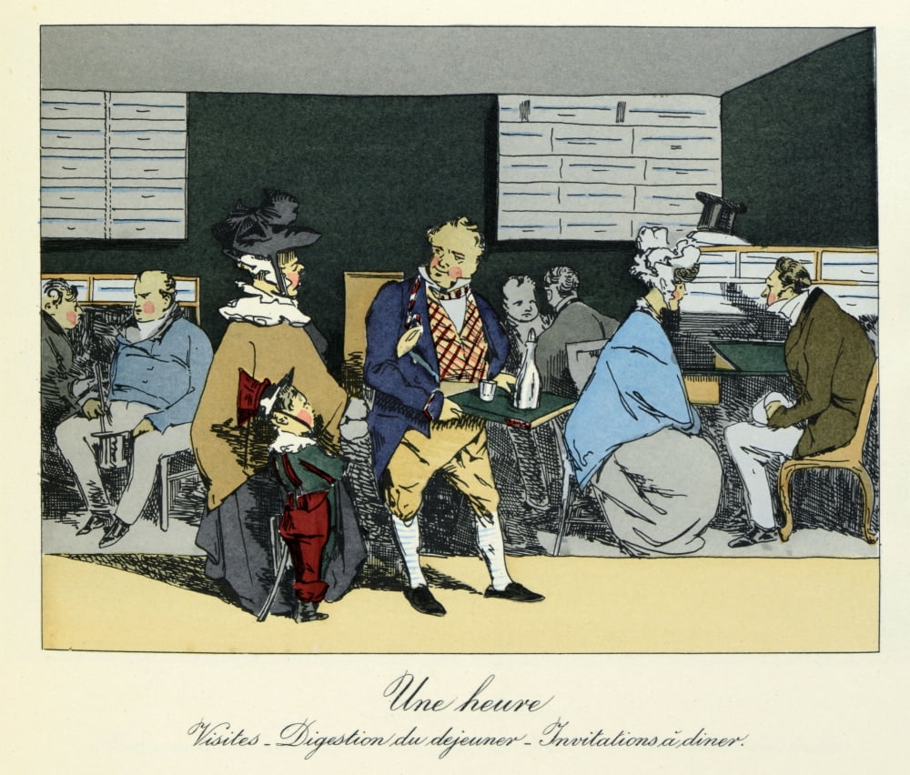 Henri Monnier (1799-1877) Canvas Art - (24 x 18)