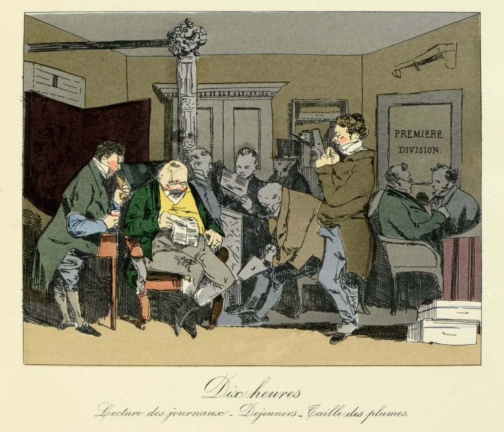 Henri Monnier (1799-1877) Canvas Art - (36 x 24)