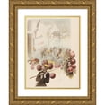 thumbnail image 1 of Henri-Patrice Dillon 12x14 Gold Ornate Wood Frame and Double Matted Museum Art Print Titled - Polichinelle (ca. 1898), 1 of 4