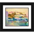 thumbnail image 1 of Henri Person 18x15 Black Ornate Wood Framed Double Matted Museum Art Print Titled - Dry Sails, Cassis (circa 1909-1913), 1 of 5