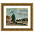 thumbnail image 1 of Henri Rousseau 14x12 Gold Ornate Wood Frame and Double Matted Museum Art Print Titled - Outskirts of Paris (C. 1897-1905), 1 of 4