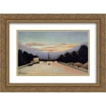 thumbnail image 1 of Henri Rousseau 2x Matted 24x20 Gold Ornate Framed Art Print 'The Eiffel Tower ', 1 of 2