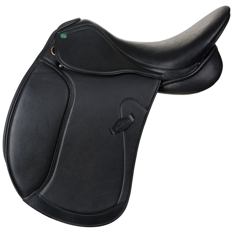 Henri de Rivel Pro Buffalo Leather Dressage Saddle Black 17