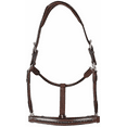 thumbnail image 1 of Henri de Rivel Padded Crystal Halter - Australian Nut - Pony, 1 of 2