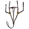 thumbnail image 1 of Henri de Rivel Pro 5 Point Elastic Breastplate Martingale with Running Attachment Horse Havana, 1 of 1