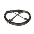 thumbnail image 1 of Henri de Rivel Pro Wide Padded Raised Fancy Stitched Noseband For Mono Crown Bridle - Havana - Cob, 1 of 2