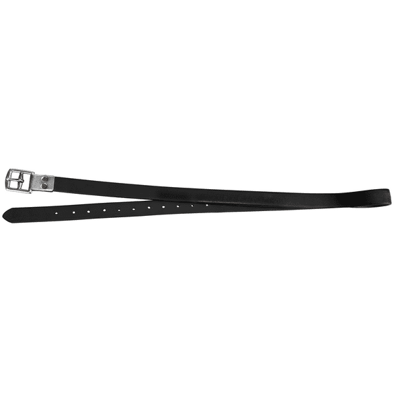 Henri de Rivel Vegan-X Stirrup Leathers - Black - 54 Black 54