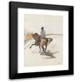 thumbnail image 1 of Henri de Toulouse-Lautrec 11x14 Black Modern Framed Museum Art Print Titled - At the Circus; the Spanish Walk (At the Circus; Spanish Step) (1899), 1 of 5