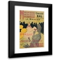 thumbnail image 1 of Henri de Toulouse-Lautrec 11x14 Black Modern Framed Museum Art Print Titled - Moulin Rouge, La Goulue (1891), 1 of 5