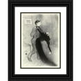 thumbnail image 1 of Henri de Toulouse-Lautrec 11x14 Black Ornate Wood Framed Double Matted Museum Art Print Titled: The Fainting Fit (1894), 1 of 5