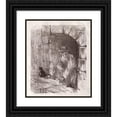 thumbnail image 1 of Henri de Toulouse-Lautrec 15x17 Black Ornate Wood Framed Double Matted Museum Art Print Titled - At the Foot of the Sinai: a Background in Krakow (1898), 1 of 5