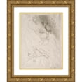 thumbnail image 1 of Henri de Toulouse-Lautrec 19x24 Gold Ornate Framed and Double Matted Museum Art Print Titled - Lender and Baron (1893), 1 of 4
