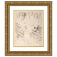 thumbnail image 1 of Henri de Toulouse-Lautrec 20x24 Gold Ornate Framed and Double Matted Museum Art Print Titled - Emilienne D'Alencon (1898), 1 of 4
