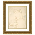 thumbnail image 1 of Henri de Toulouse-Lautrec 20x24 Gold Ornate Framed and Double Matted Museum Art Print Titled - Woman Who Washes, the Toilet (1895 - 1896), 1 of 4