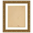 thumbnail image 1 of Henri de Toulouse-Lautrec 20x24 Gold Ornate Framed and Double Matted Museum Art Print Titled - Yvette Guilbert Pl 7 (1898), 1 of 4