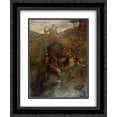 thumbnail image 1 of Henri de Toulouse Lautrec 2x Matted 20x24 Black Ornate Framed Art Print 'Allegory Springtime of Life', 1 of 2