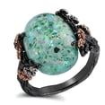 thumbnail image 1 of Henrietta Black Tree Branch Gothic Inspired Fire Opal Engagement Ring for Women by Ginger Lyne, 1 of 7