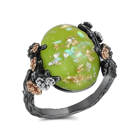Henrietta Fire Opal Engagement Ring for Women Promise Ginger Lyne Collection