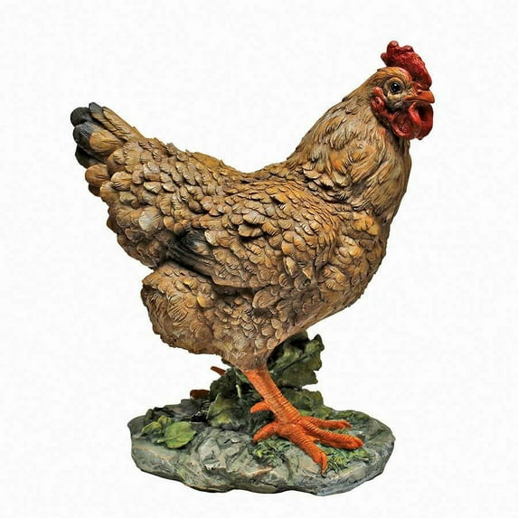 Henrietta Hen Statue, Multicolored by XoticBrands - Veronese Size (Small)