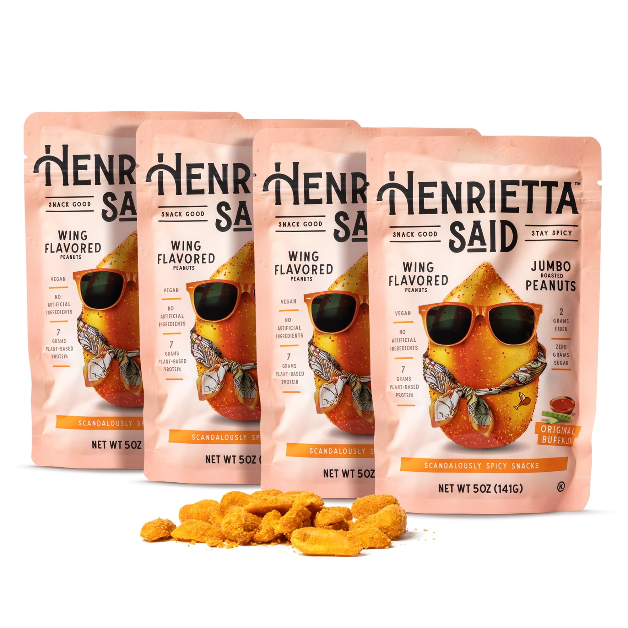 Henrietta Said WingFlavored Peanuts MMF7 Truly Good Foods Nuts